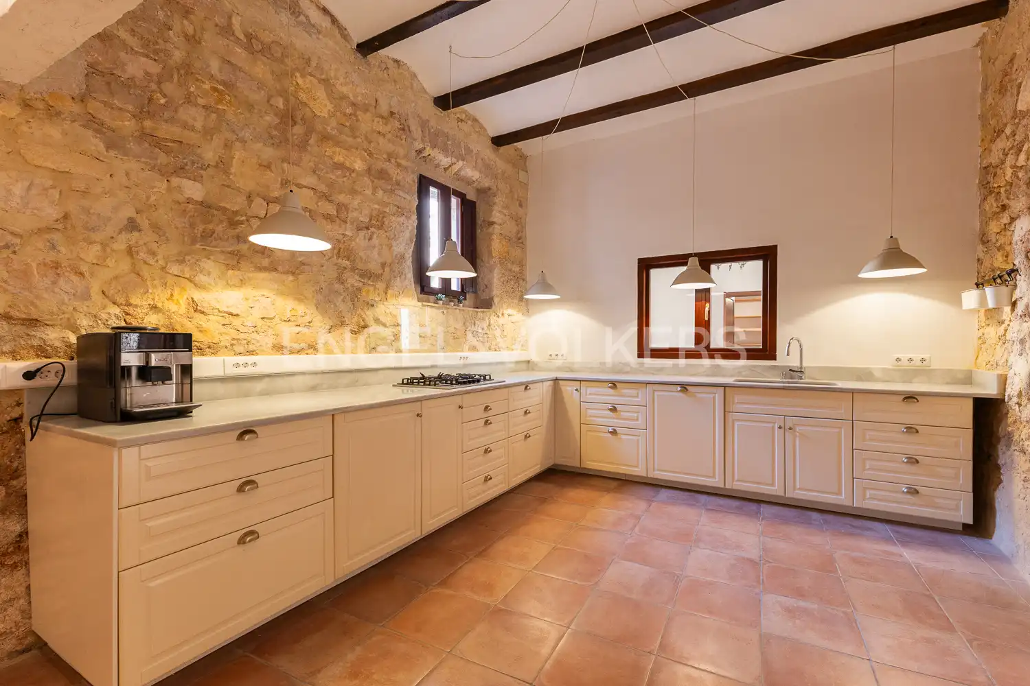 Cocina de Casa o chalet en venta en Manuel con Aire acondicionado, Calefacción y Parquet