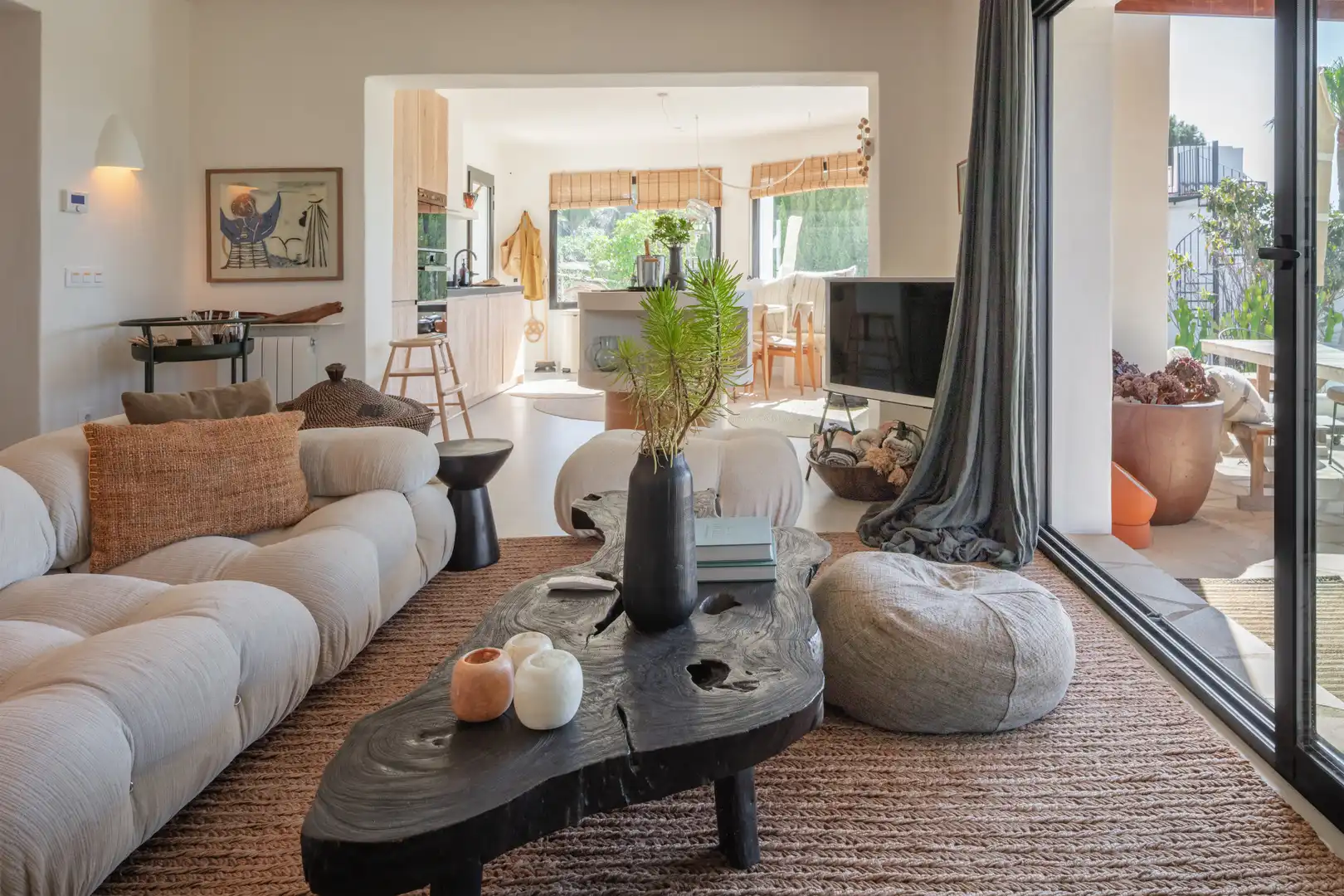 Living room of Houses for sale in Jávea / Xàbia  with Air Conditioner, Heating and Private garden