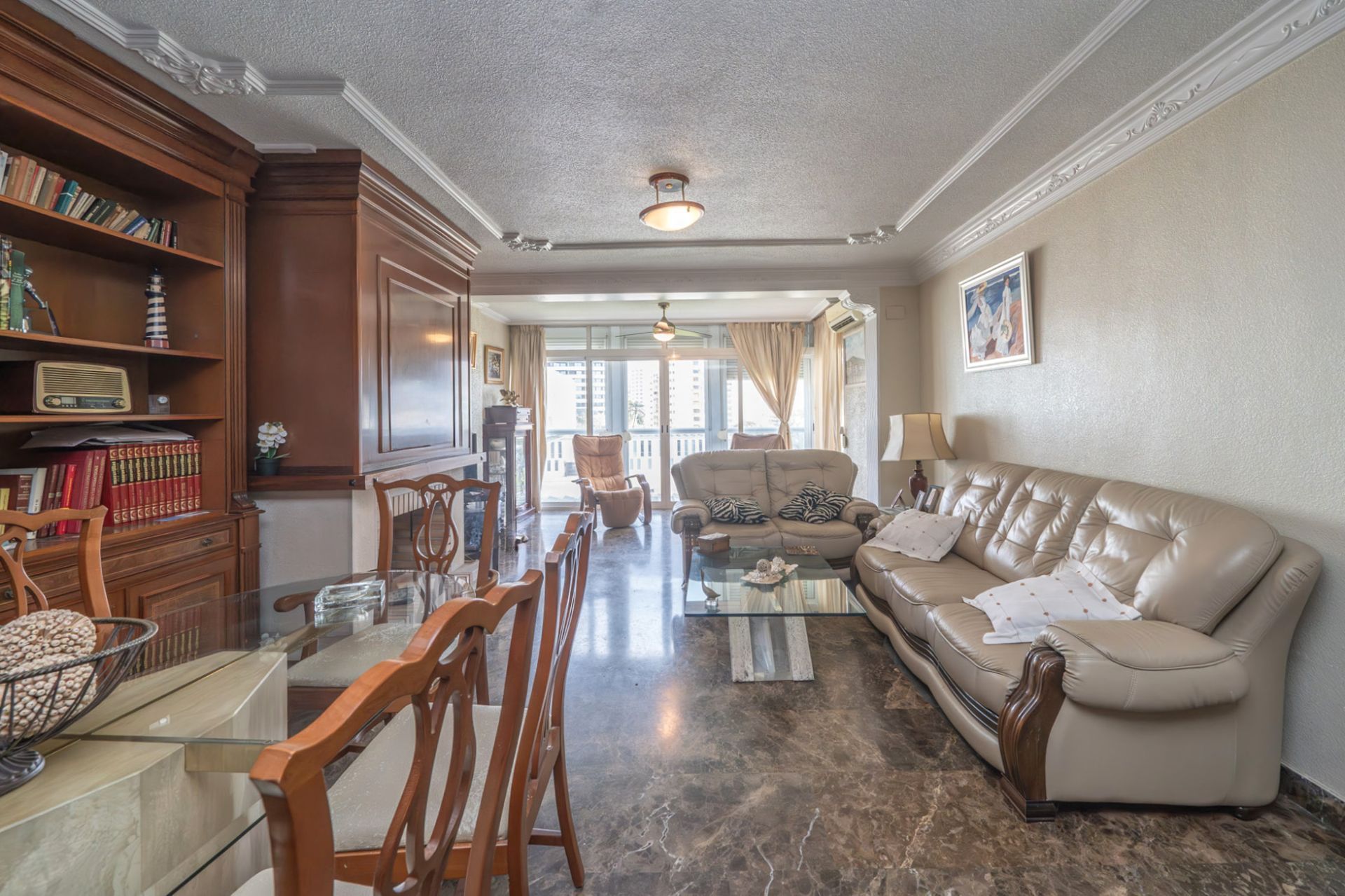 Living room of Flat for sale in Benidorm  with Air Conditioner, Storage room and Community pool