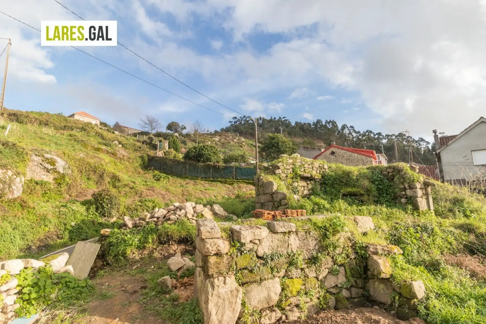 Vista exterior de Residencial en venda en Cangas 