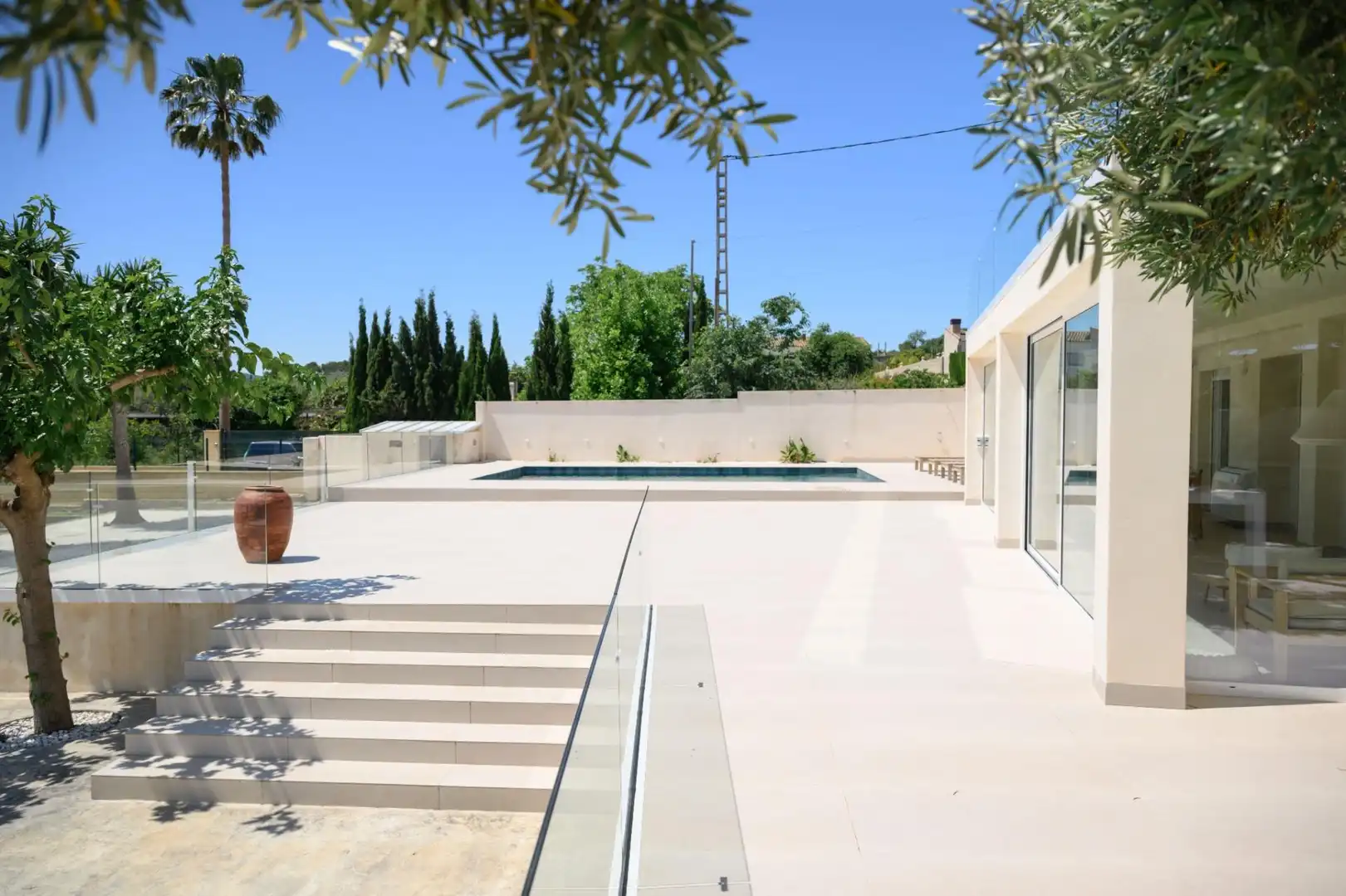 Terrassa de Casa o xalet en venda en Enguera amb Aire condicionat, Calefacció i Piscina