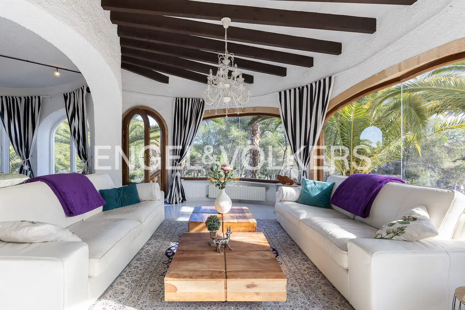 Living room of Houses for sale in Jávea / Xàbia  with Air Conditioner, Heating and Private garden
