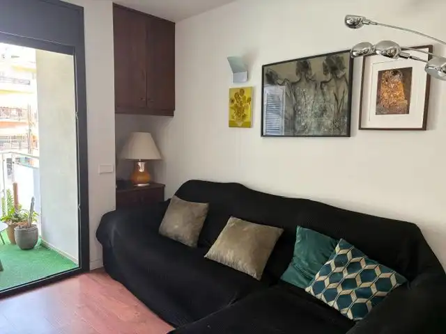 Wohnzimmer von Wohnung zum Verkauf in Sitges mit Klimaanlage, Terrasse und Balkon