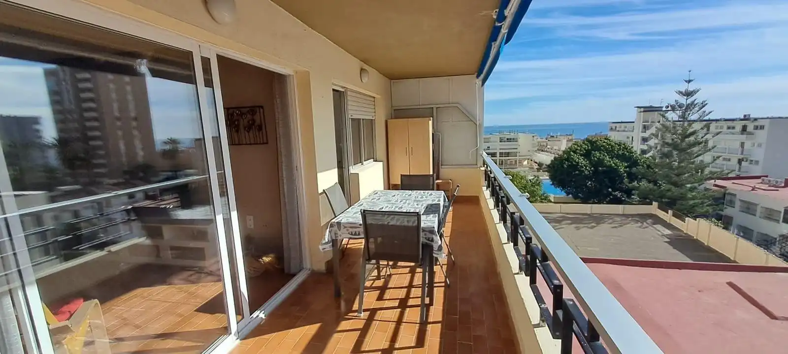 Terrasse von Wohnungen zur Miete in Torremolinos mit Klimaanlage, Heizung und Terrasse