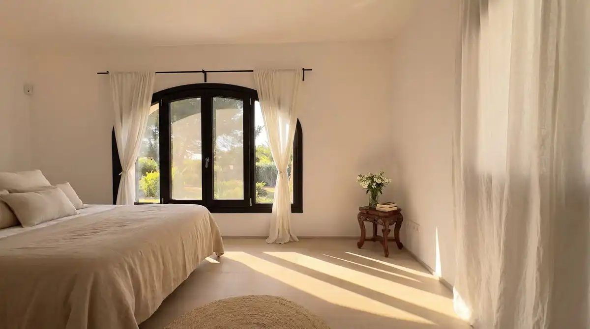 Dormitori de Finca rústica en venda en Alhaurín El Grande amb Aire condicionat, Jardí privat i Terrassa