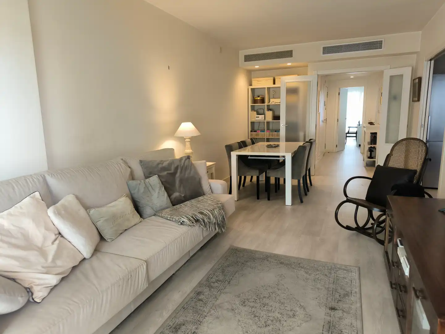 Sala de estar de Planta baja en venta en  Palma de Mallorca con Aire acondicionado, Calefacción y Jardín privado
