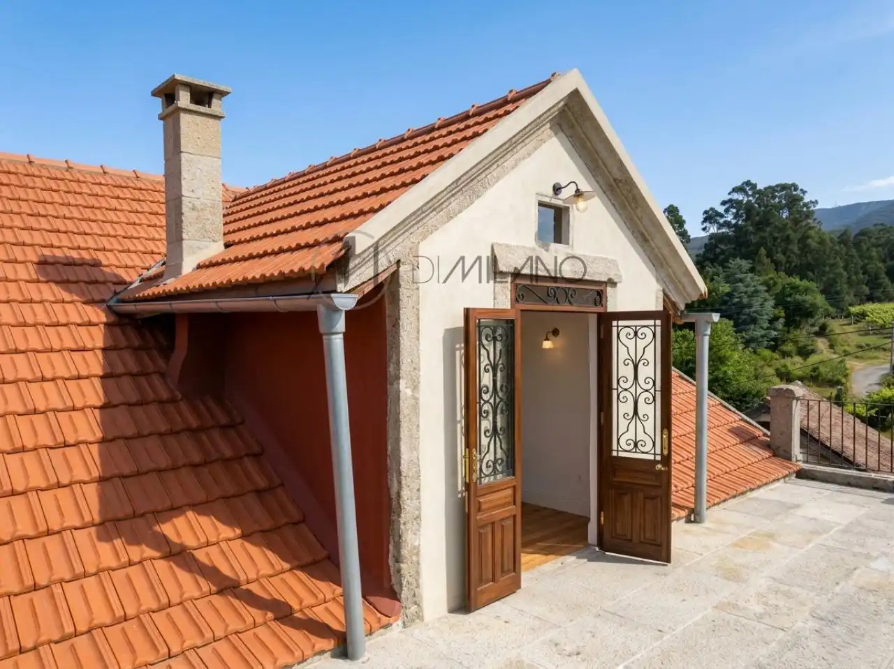 Exterior view of Houses for sale in Salvaterra de Miño  with Private garden