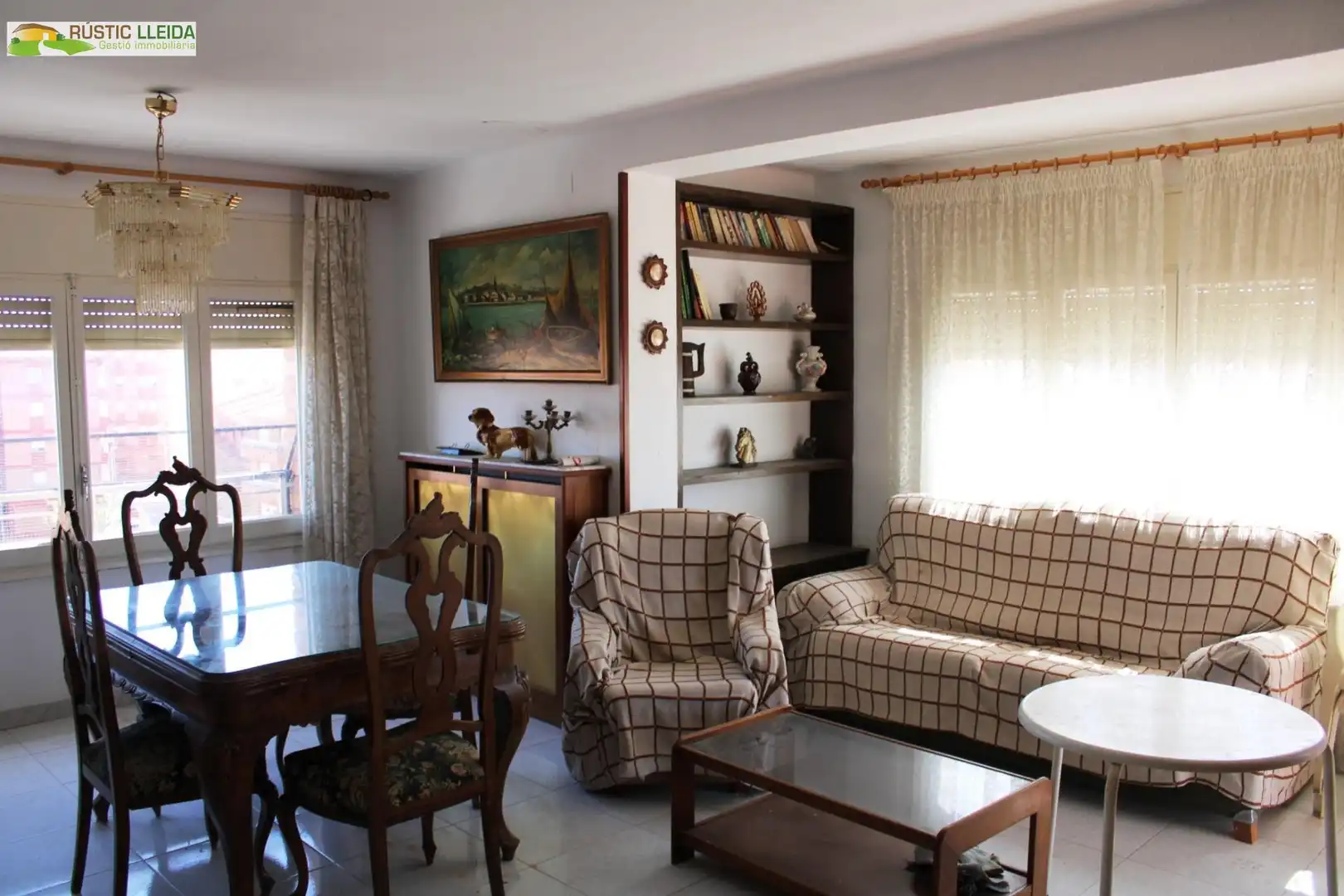 Living room of Flat for sale in Bellpuig  with Heating, Storage room and Balcony