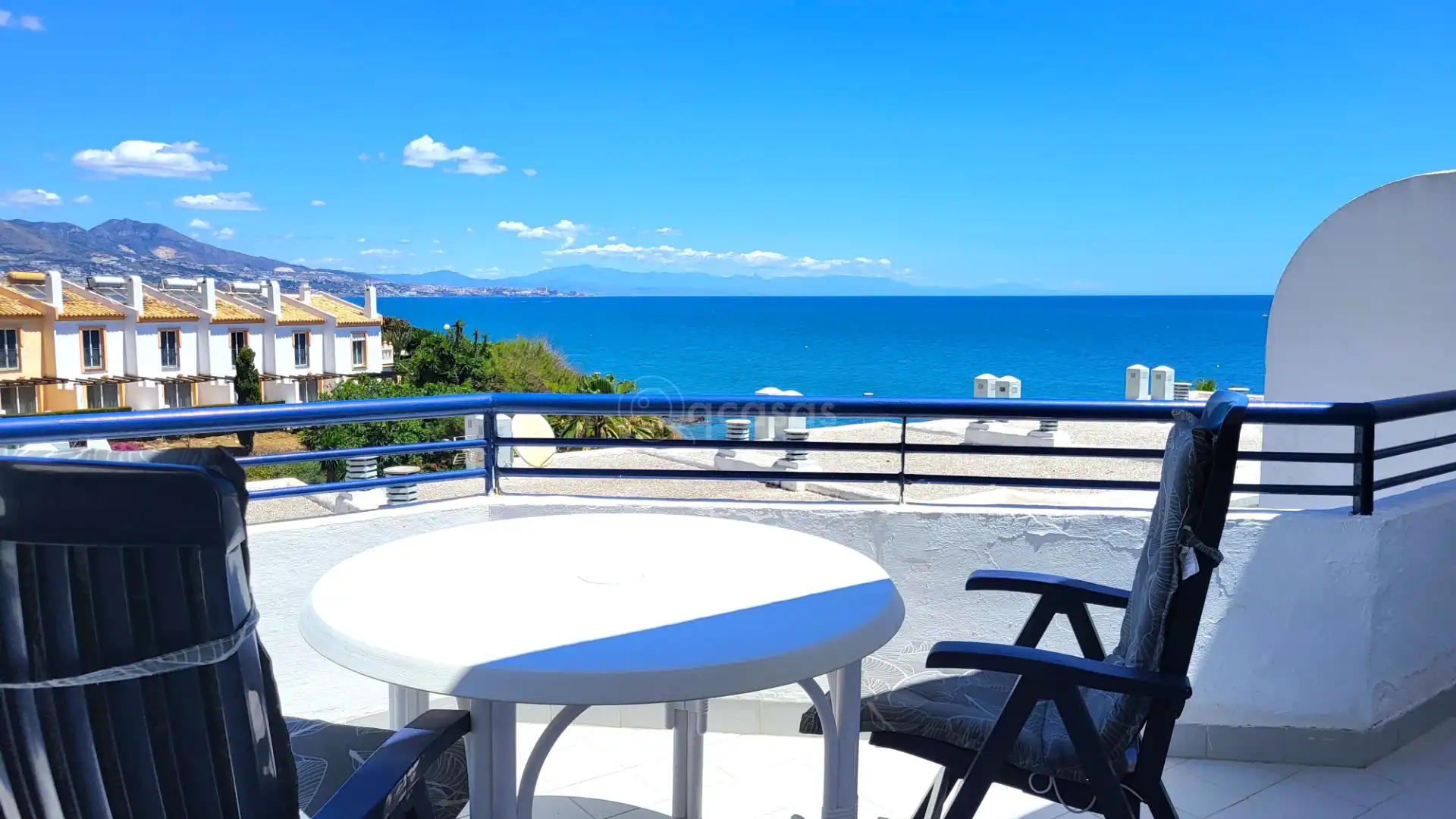 Terrasse von Einfamilien-Reihenhaus zum Verkauf in Mijas mit Klimaanlage, Heizung und Terrasse