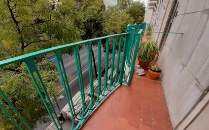Balcony of Flat for sale in  Madrid Capital  with Air Conditioner, Heating and Storage room