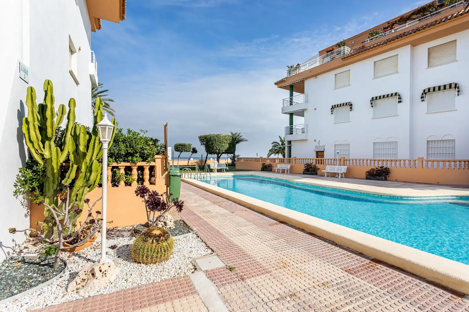 Swimming pool of Apartments for sale in Dénia  with Air Conditioner, Terrace and Community pool