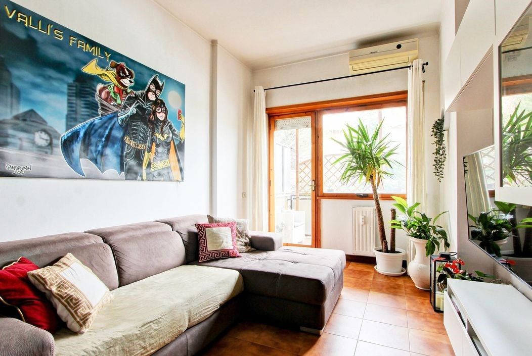 Sala d'estar de Pis de lloguer en Pontevedra Capital  amb Moblat, Es permeten mascotes i Internet