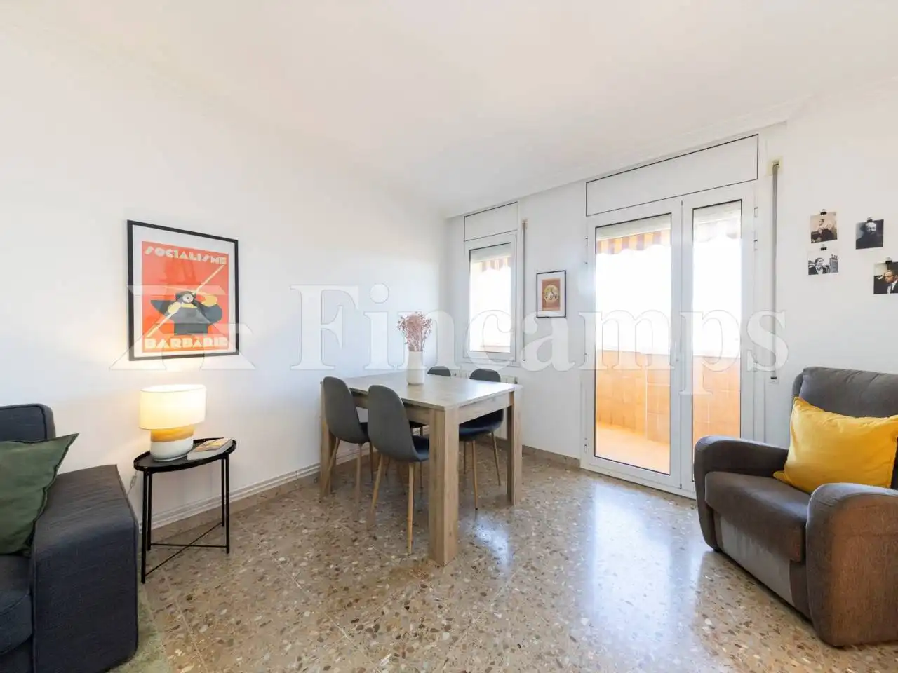 Wohnzimmer von Wohnung zum Verkauf in Sabadell mit Heizung, Terrasse und Balkon