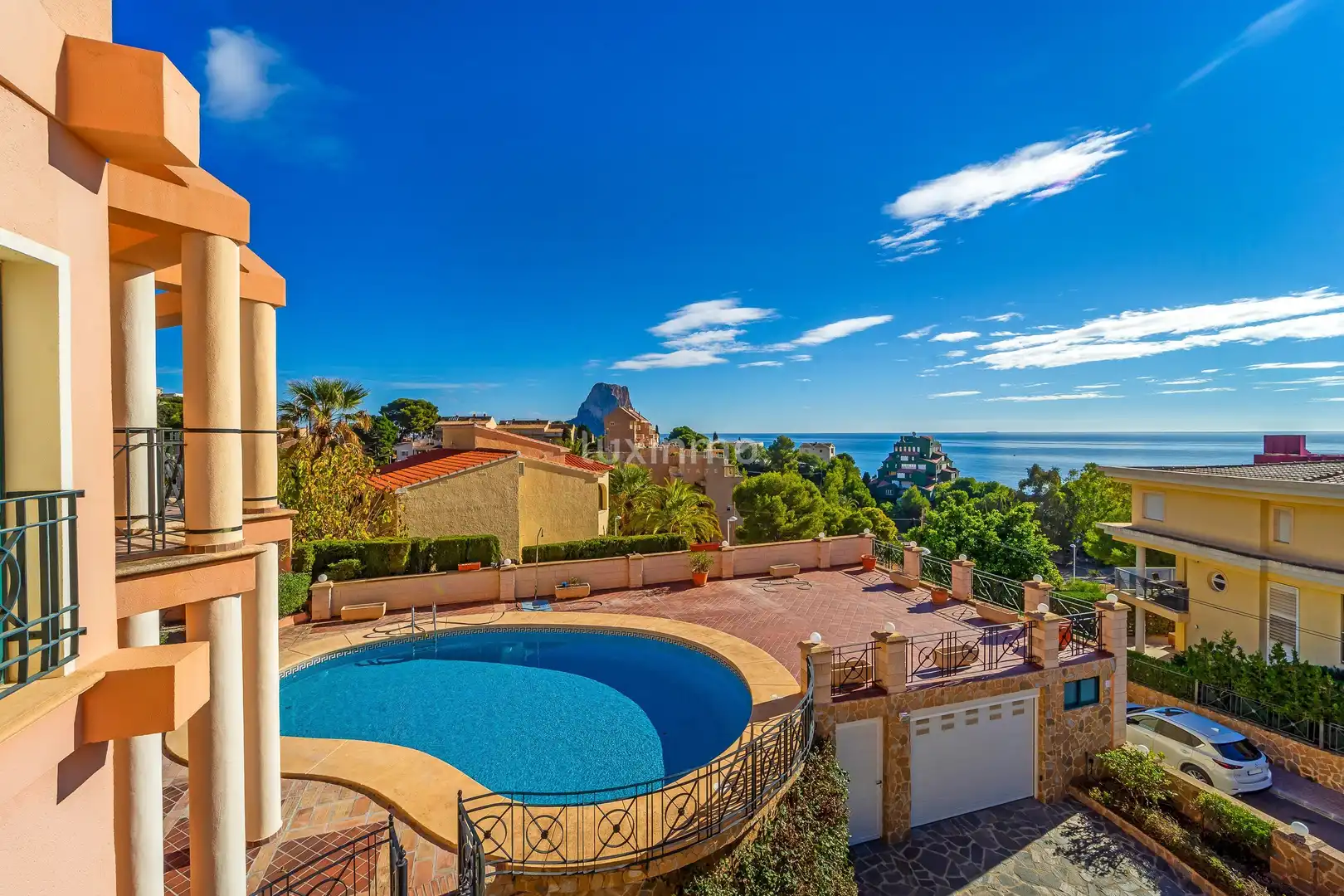 Garden of Houses for sale in Calpe / Calp  with Air Conditioner, Heating and Terrace