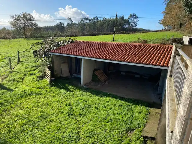 Vista exterior de Casa o xalet de lloguer amb opció a compra en Oroso amb Calefacció, Terrassa i Moblat