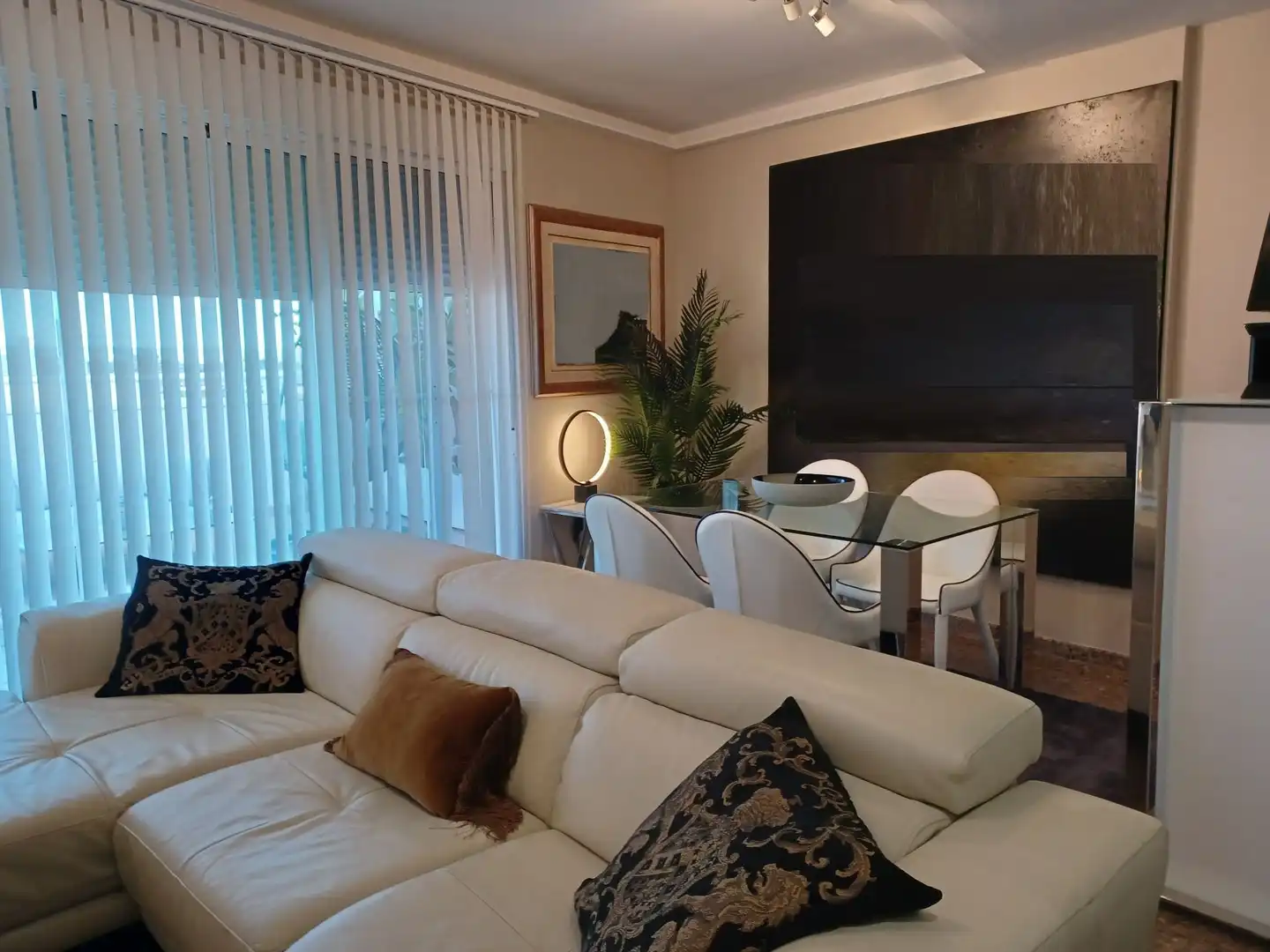 Sala de estar de Ático en venta en L'Olleria con Aire acondicionado, Terraza y Trastero