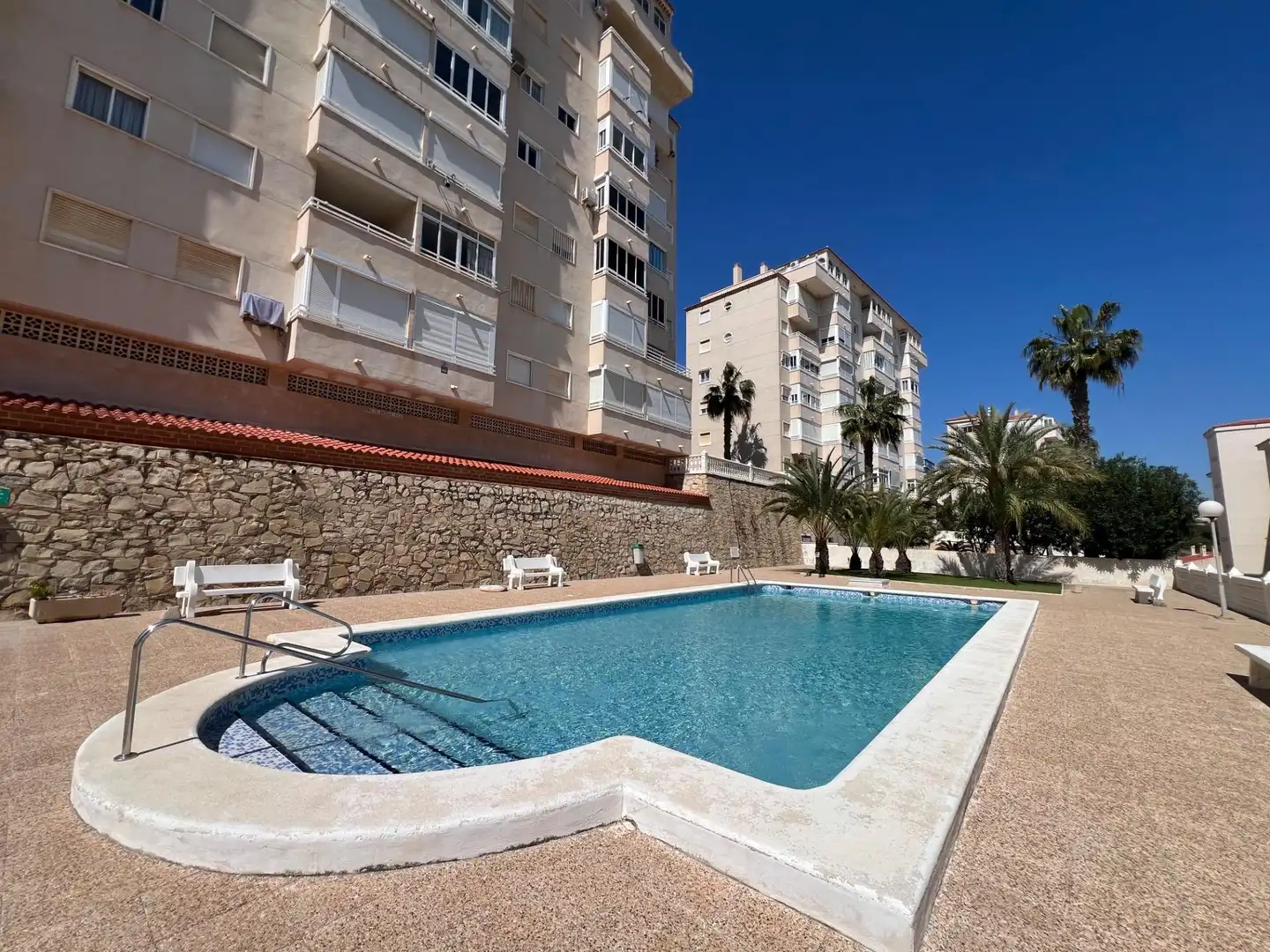 Schwimmbecken von Wohnungen zum Verkauf in Elche / Elx mit Privatgarten, Möbliert und Gemeinschaftspool