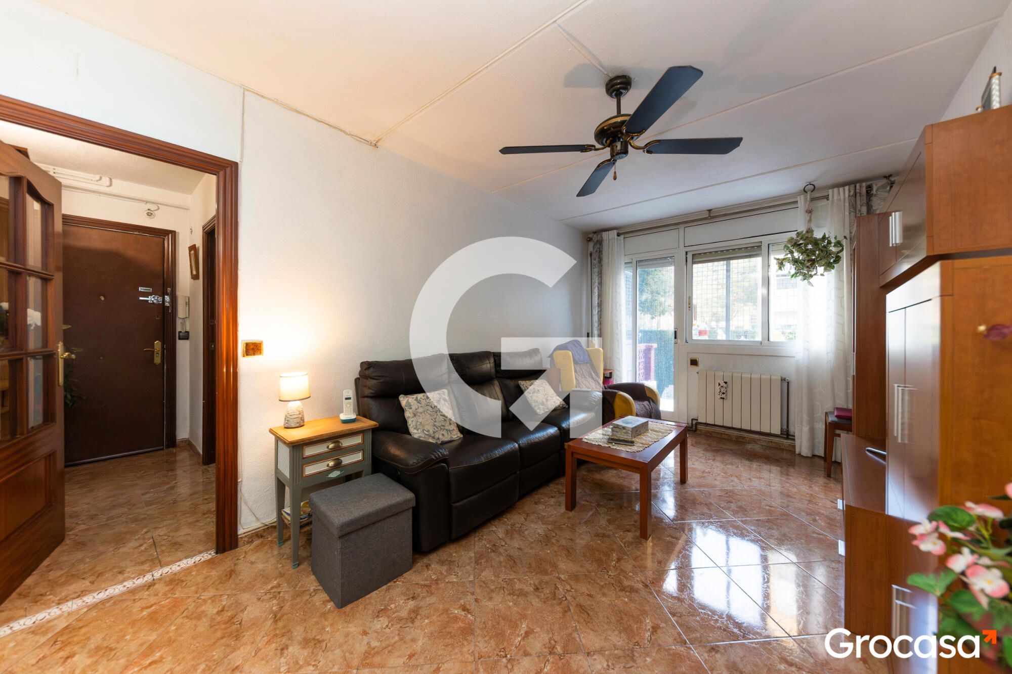 Sala de estar de Planta baja en venta en El Prat de Llobregat con Calefacción, Terraza y Horno