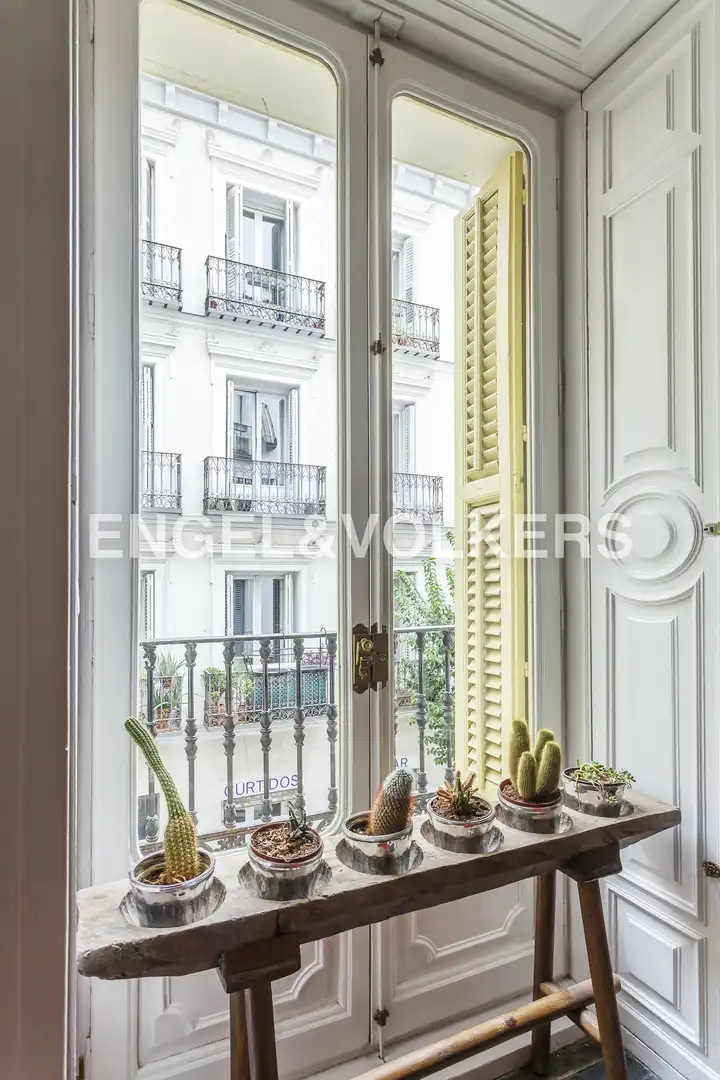 Terraza de Piso de alquiler en Madrid con Aire acondicionado, Calefacción y Parquet