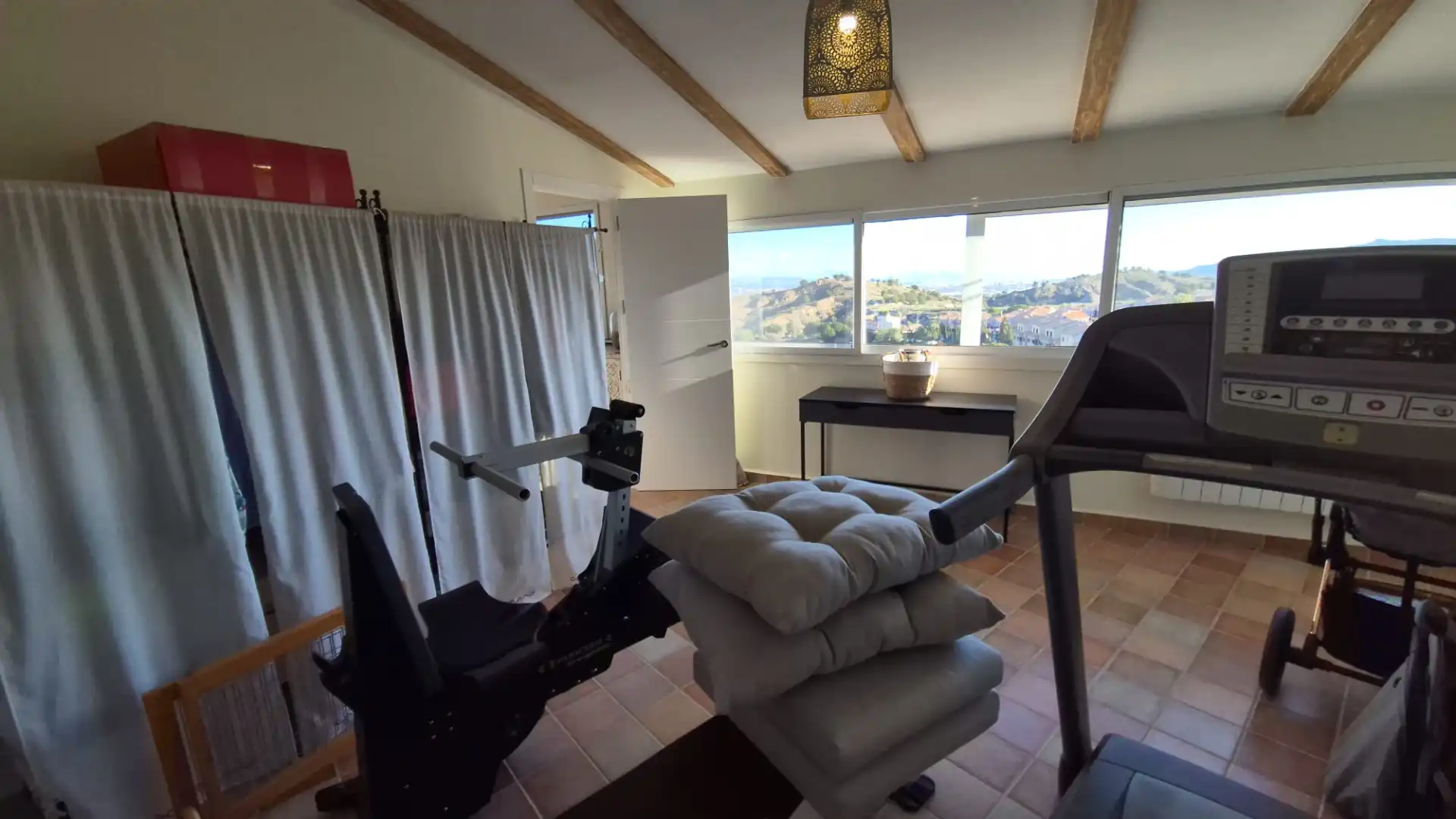 Dormitori de Casa adosada en venda en Murcia amb Aire condicionat, Jardí privat i Terrassa