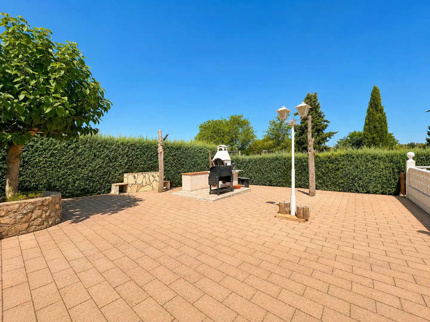 Terraza de Casa o chalet en venta en Nuevo Baztán con Aire acondicionado, Calefacción y Jardín privado