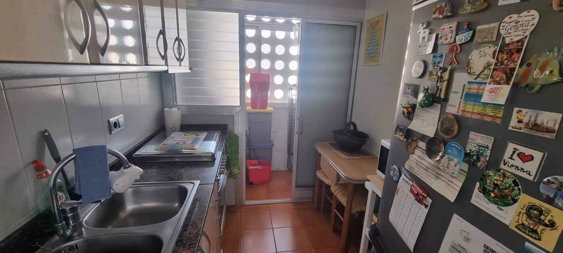 Cocina de Piso en venta en Badalona con Parquet, Horno y Alarma