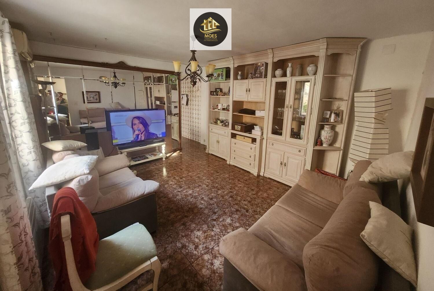 Sala d'estar de Casa o xalet en venda en  Jaén Capital amb Aire condicionat, Terrassa i Traster