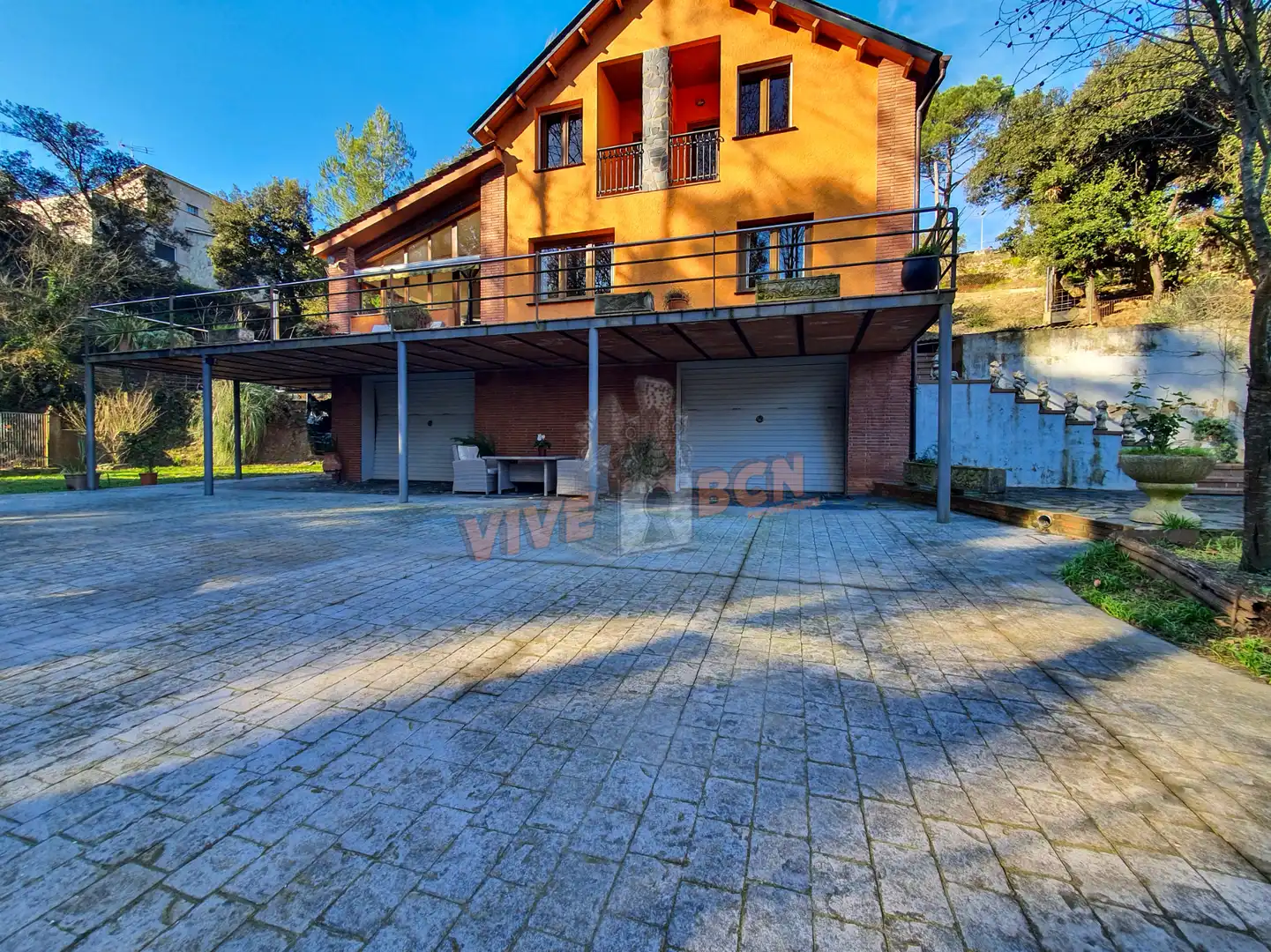 Vista exterior de Casa o chalet en venta en Sant Celoni con Aire acondicionado, Calefacción y Jardín privado