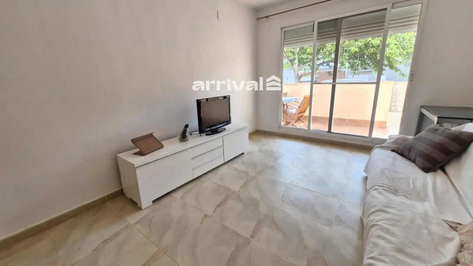 Living room of Flat for rent in Puçol  with Terrace, Swimming Pool and Furnished