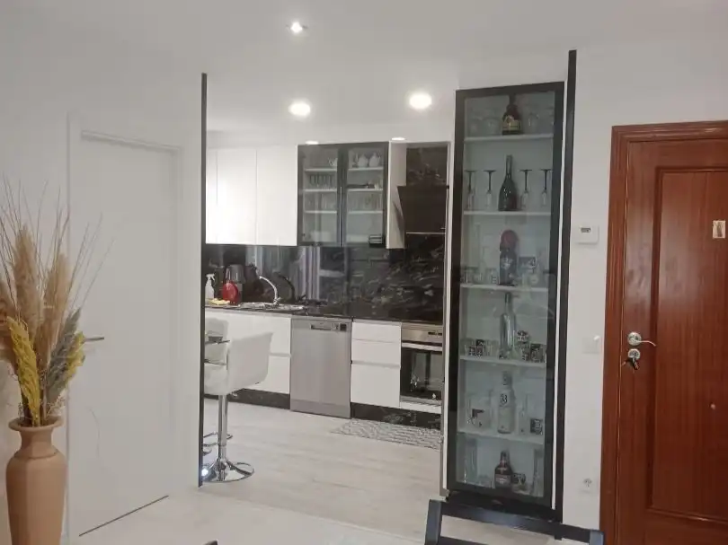 Kitchen of Flat for sale in Cambre   with Heating, Storage room and Furnished