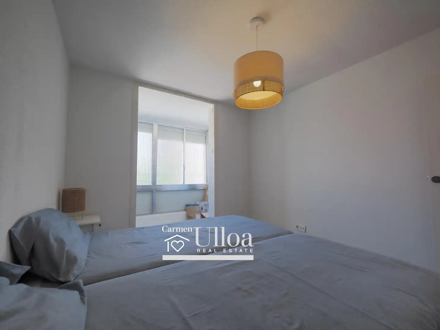Dormitori de Apartament de lloguer en Alicante / Alacant amb Aire condicionat, Terrassa i Moblat