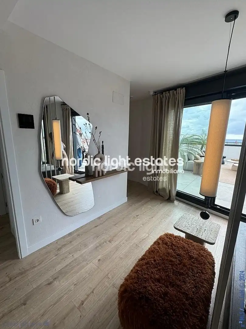 Schlafzimmer von Wohnung zum Verkauf in Málaga mit Klimaanlage, Terrasse und Schwimmbad