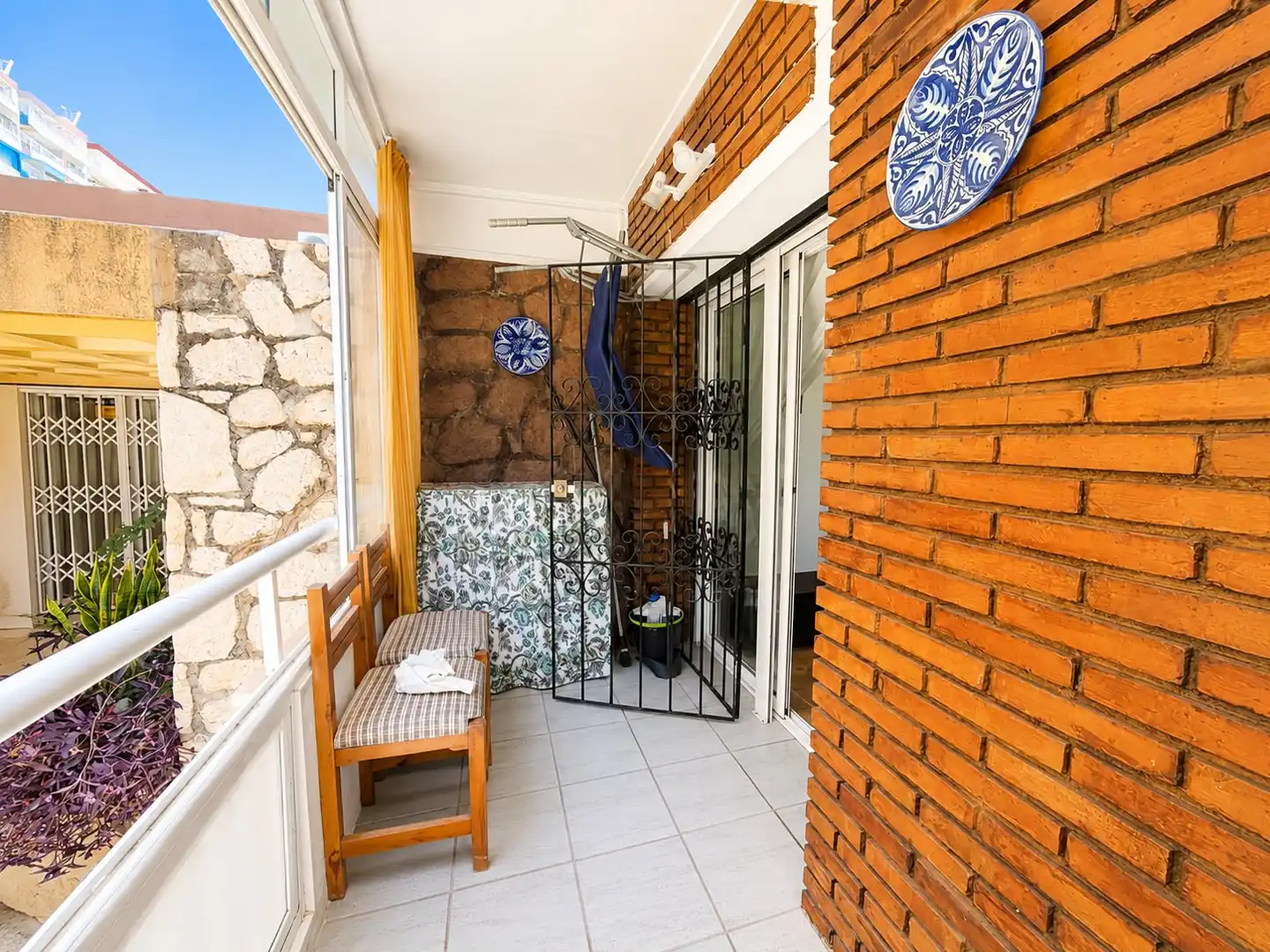 Terrassa de Apartament en venda en Benalmádena amb Aire condicionat, Terrassa i Moblat