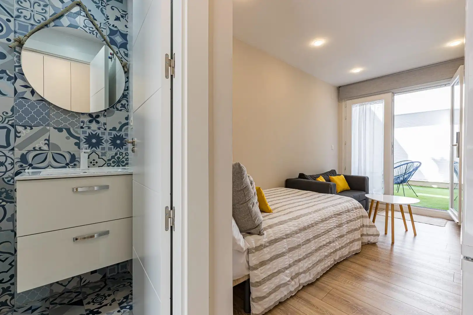 Bedroom of Study for rent in Murcia  with Air Conditioner, Heating and Terrace