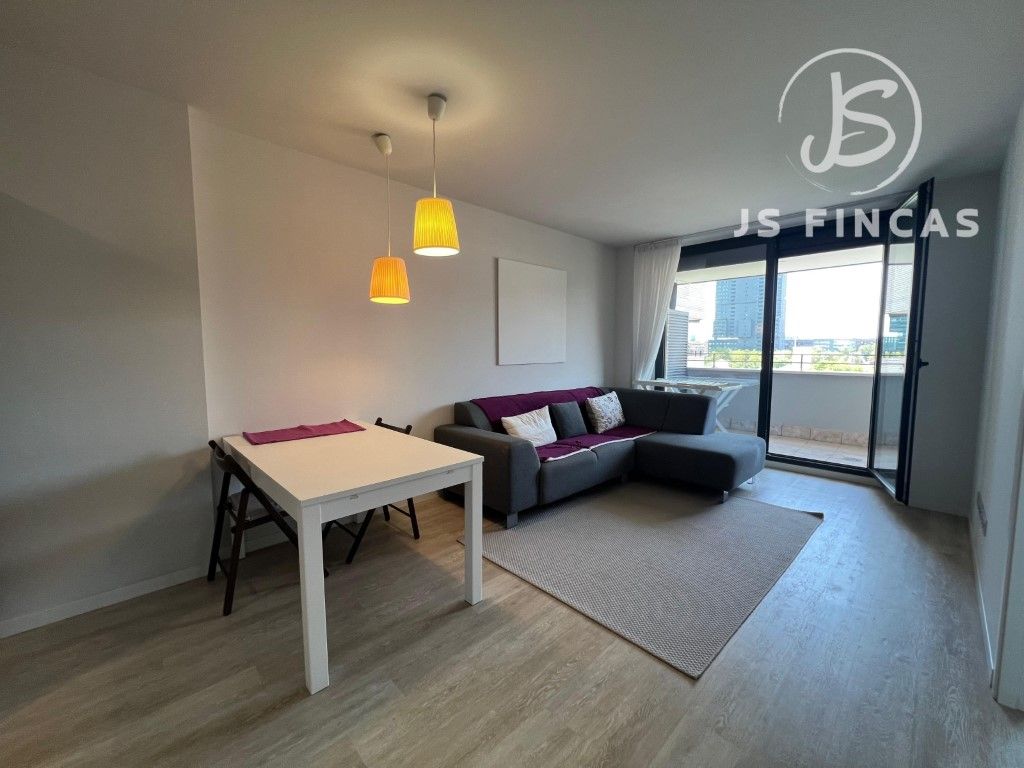 Living room of Flat to rent in  Barcelona Capital  with Air Conditioner, Furnished and Washing machine