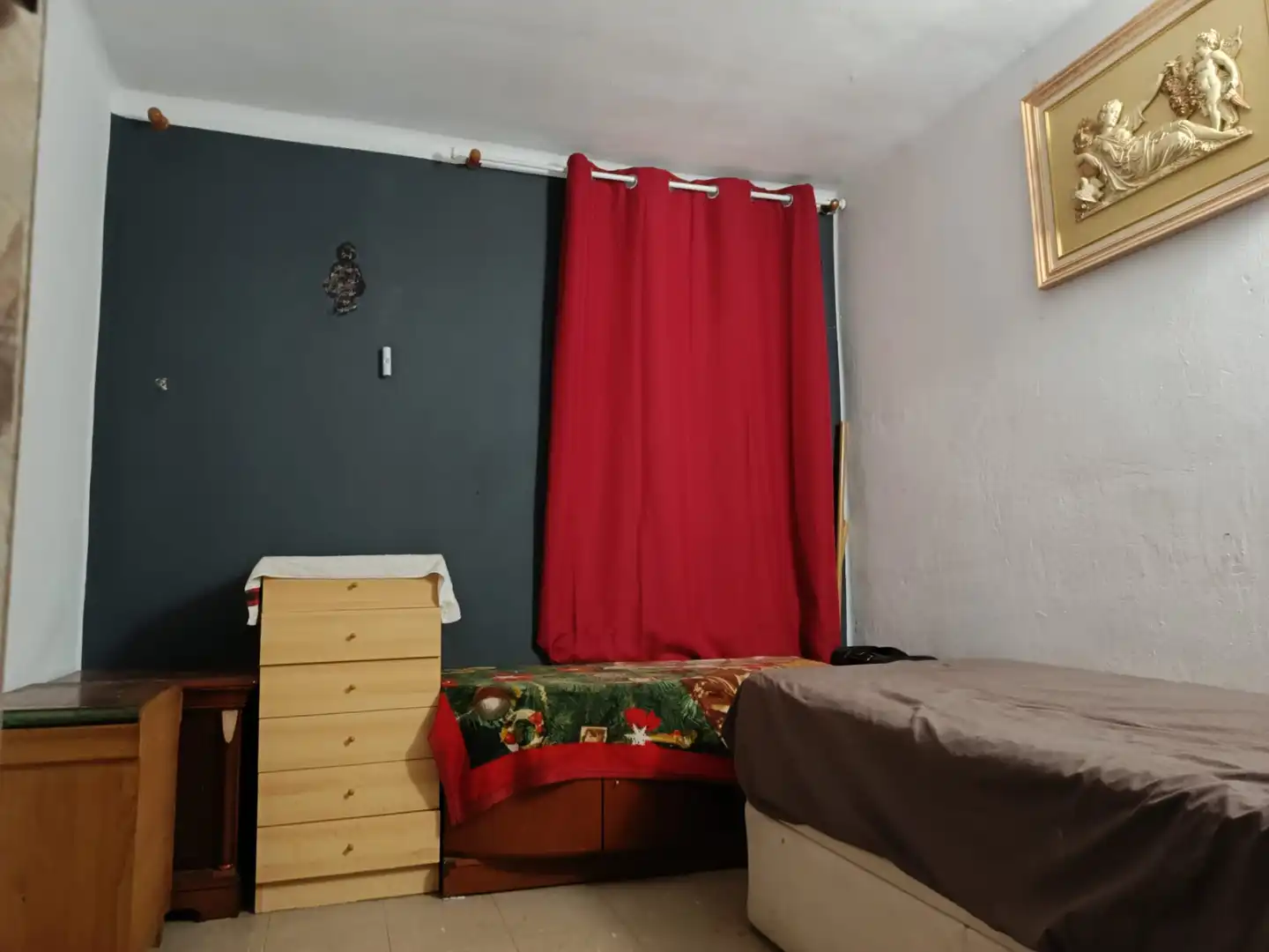 Schlafzimmer von Wohnung zum Verkauf in Terrassa mit Möbliert