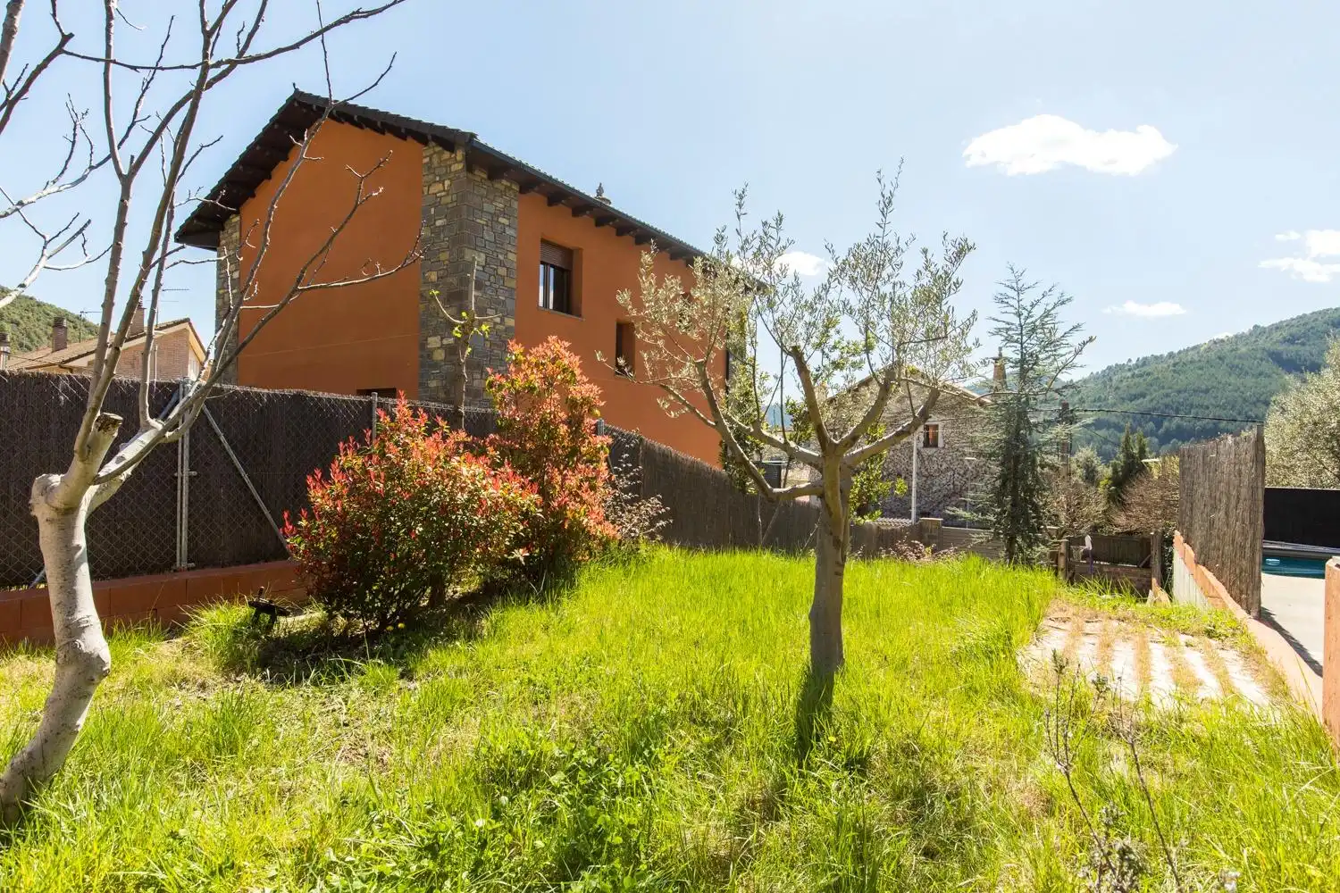 Vista exterior de Casa o chalet en venta en Boltaña con Aire acondicionado, Calefacción y Jardín privado
