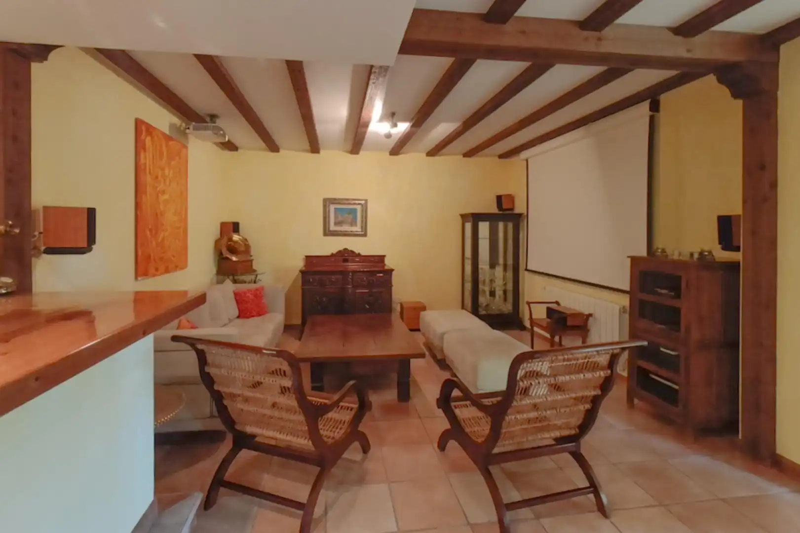 Wohnzimmer von Haus oder Chalet zum Verkauf in Torrelodones mit Heizung, Privatgarten und Terrasse
