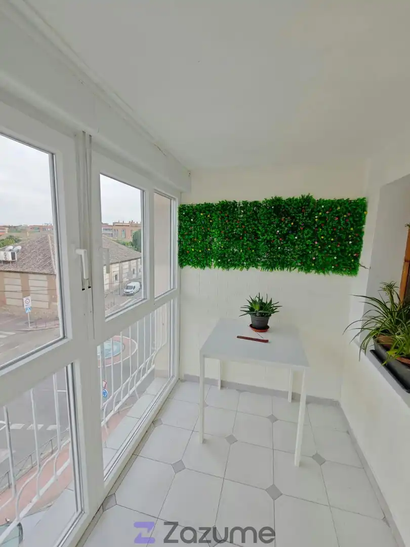 Balcony of Flat for rent in Torrejón de Ardoz  with Air Conditioner, Heating and Parquet flooring