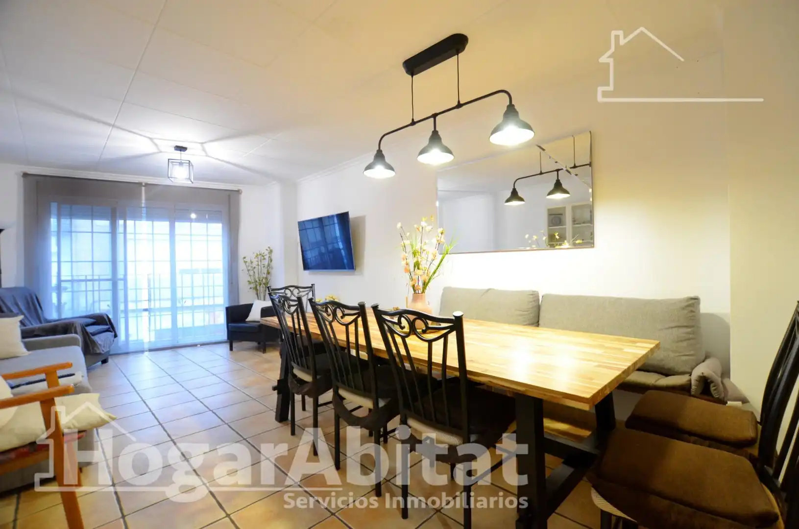 Dining room of Houses for sale in Cullera  with Air Conditioner, Heating and Terrace
