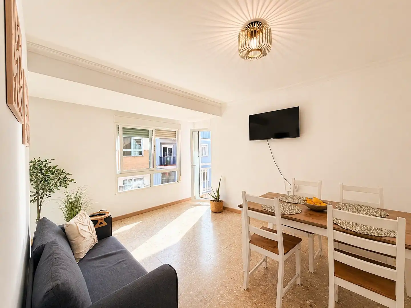 Sala de estar de Piso en venta en Dénia con Calefacción