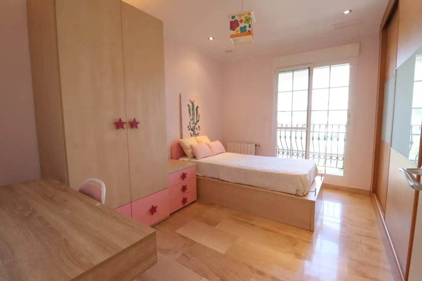 Bedroom of Flat for rent in Elche / Elx  with Air Conditioner, Heating and Storage room
