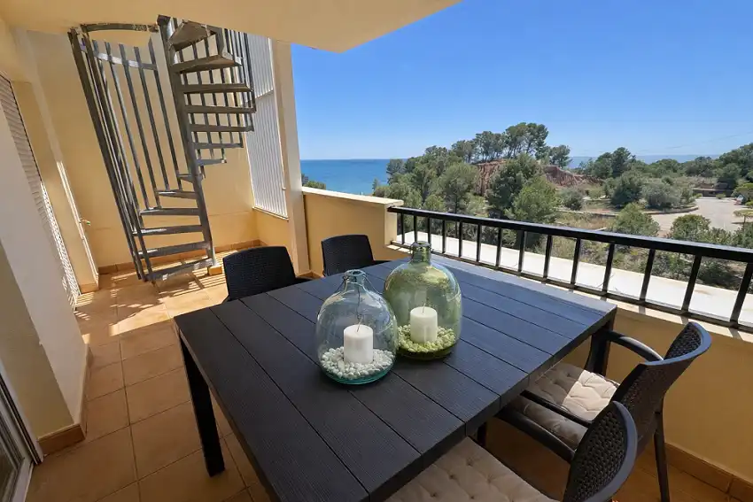 Terrasse von Wohnungen zur Miete in Altea mit Klimaanlage, Heizung und Terrasse