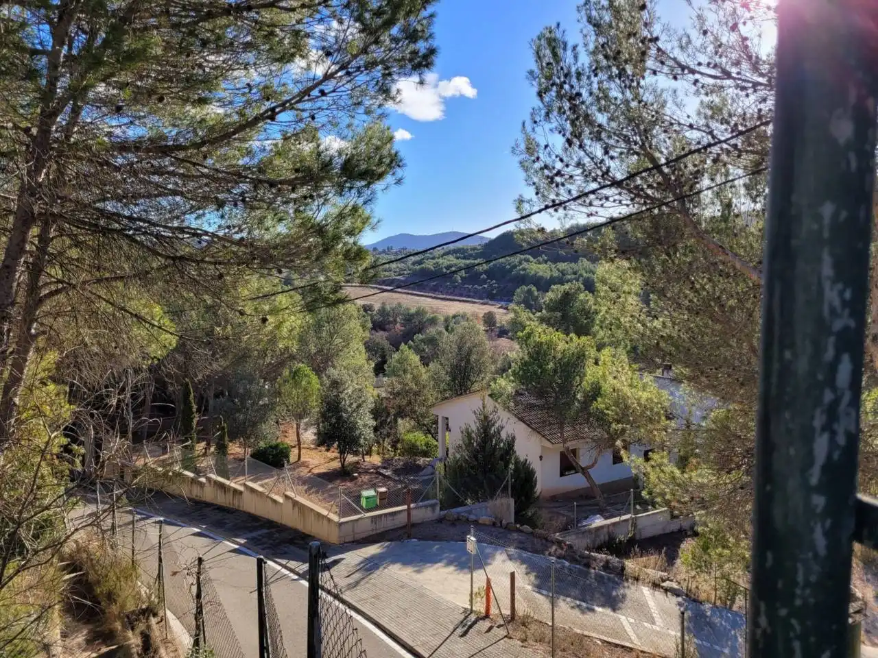 Vista exterior de Casa o xalet en venda en Vacarisses amb Aire condicionat, Jardí privat i Piscina
