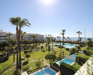 Garden of Apartment to rent in Marbella  with Air Conditioner, Swimming Pool and Furnished
