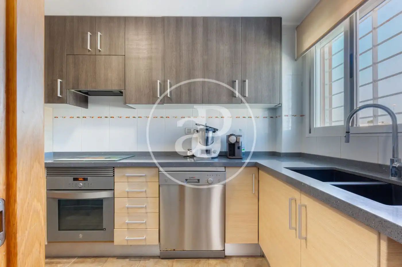 Cocina de Casa adosada en venta en Burriana / Borriana con Aire acondicionado, Calefacción y Jardín privado