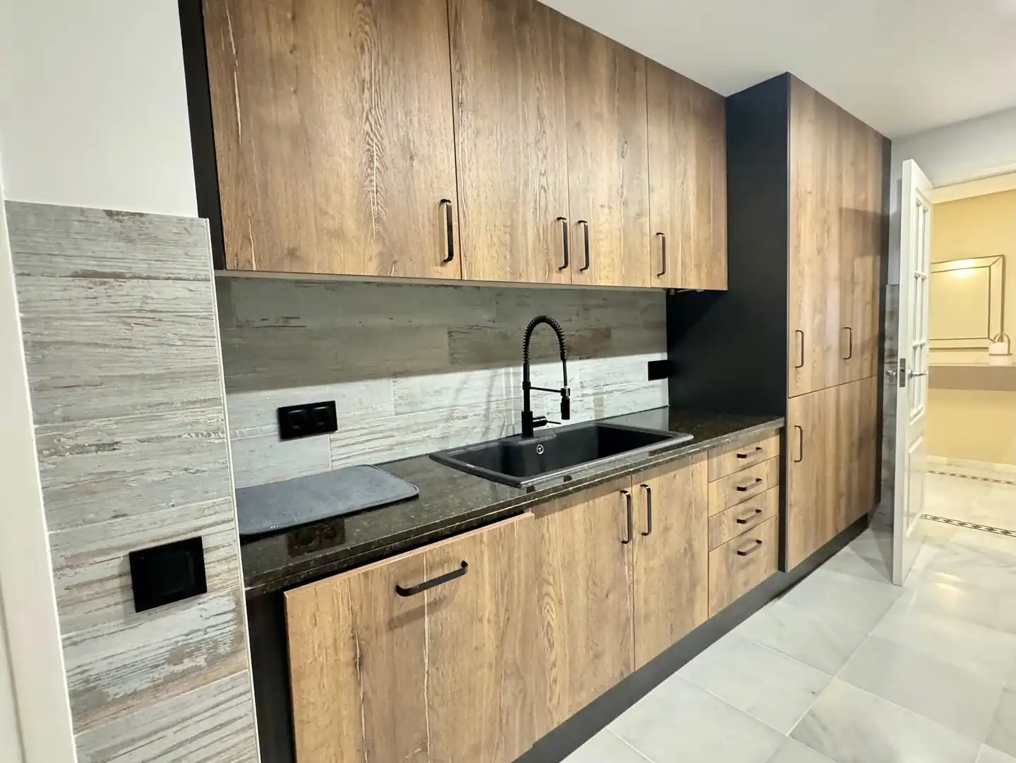 Cocina de Apartamento de alquiler en Altea con Aire acondicionado, Calefacción y Jardín privado