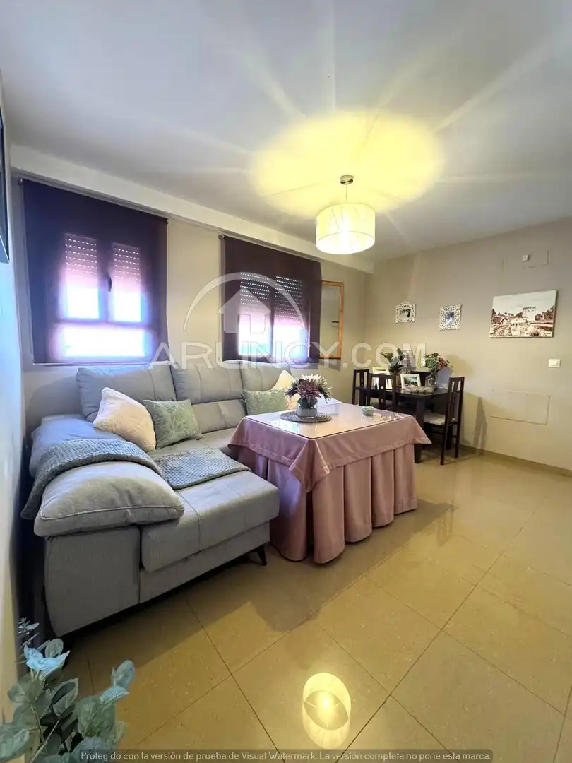 Living room of Flat for sale in Alcalá de Guadaira  with Air Conditioner, Storage room and Furnished