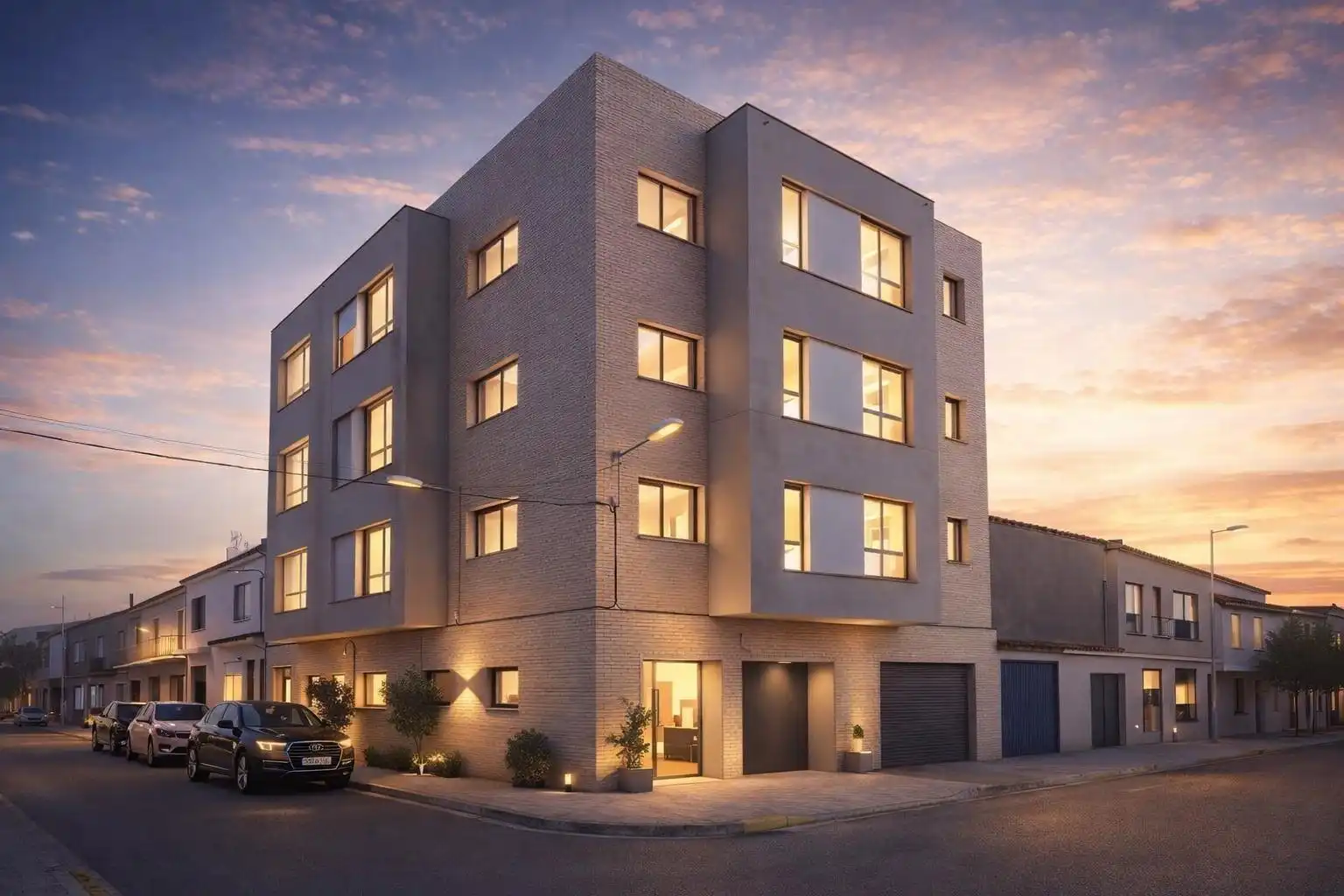 Vista exterior de Planta baja en venta en Carlet con Aire acondicionado