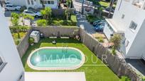 Swimming pool of Single-family semi-detached for sale in Castelldefels  with Air Conditioner, Heating and Private garden